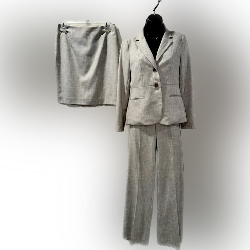 Banana Republic 3 Piece Pant and Skirt Suit Set